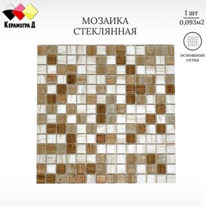 Мозаика стеклянная Керамоград JS16 30,5х30,5см 1 сетка