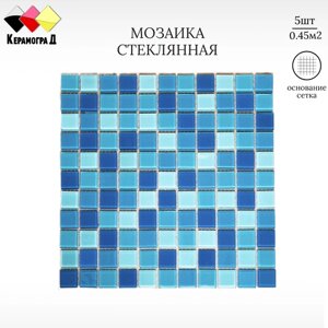 Мозаика стеклянная Керамоградя KG27 30х30см 5 сеток