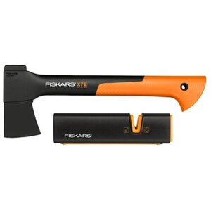 Набор FISKARS X7 + точилка 1020183 черный/оранжевый