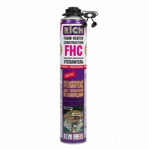 Напыляемый полиуретановый утеплитель FHC Rich, 890 мл