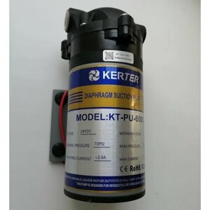 Насос Kerter KT-PU-600 оригинал помпа для фильтра воды обратный осмос 24в 600gpd