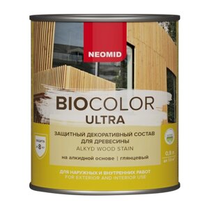 NEOMID пропитка DECOR Bio Color Ultra, 0.9 л, палисандр