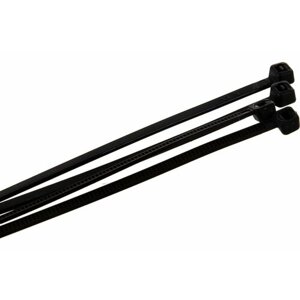 Нейлоновая кабельная стяжка REXANT 200x3,6мм, черная ,2 набора по 100шт