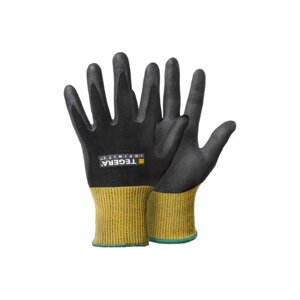 Нитриловые рабочие перчатки для защиты от механических рисков, сухой захват TEGERA 8800-10