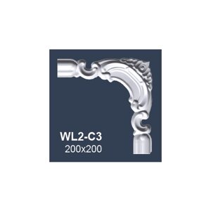 NMC угловые элементы для молдинга WL2-C3 в комплекте с молдингом WL2 4штуки