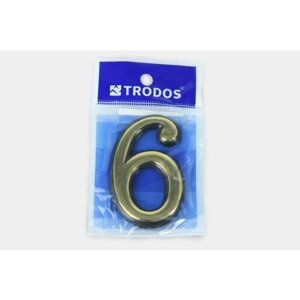 Номерок на дверь "6", он же номер "9", TRODOS