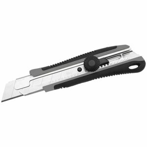 Нож универсальный 25мм BELLOTA сегментированное лезвие с направляющей из нержавеющей стали 51404-25