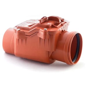 Обратный клапан для наружной канализации диаметр 50 мм RTP-50 коричневый