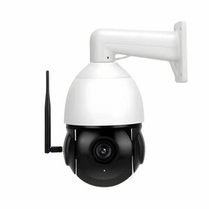 Охранная беспроводная уличная 4G-LTE 4MP IP-камера наблюдения HDком K630-30X-4G-4MP (SD) (N49486BE) ZOOM-30Х, с записью на SD карту по датчику, функци