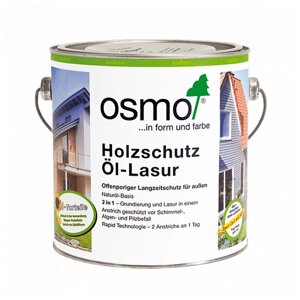 OSMO Масло-лазурь Осмо защитное для фасада Osmo Holzschutz-ol-lasur 0,125 л. 732 Дуб Светлый