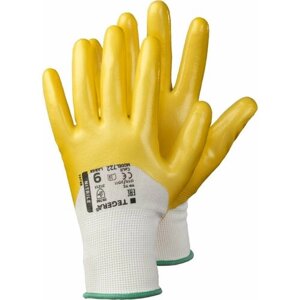 Перчатки TEGERA 722 рабочие, водо и маслоотталкивающие, обливка нитрил 3/4, размер 10