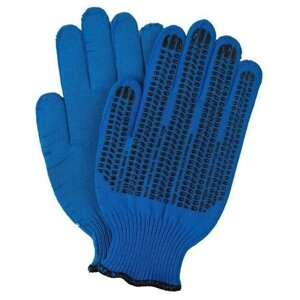 Перчатки защитные хлопковые с пвх-покрытием, 6 нитей, 10 класс, размер 10 (XL), 1 пара