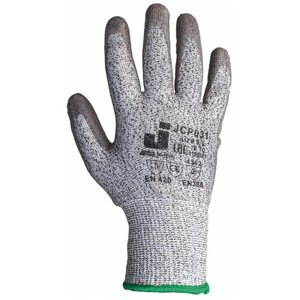 Перчатки защитные от порезов с полиуретановым покрытием Jeta Safety JCP031 (3 класс), размер 10/XL/1 пара