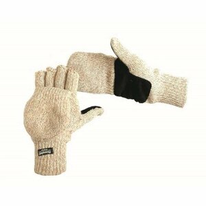 Перчатки защитные шерстяные Айсер, утепленные со спилковыми накладками, размер 11 (XXL), 1 пара (1146276)