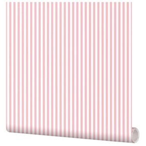 Пленка самоклеющаяся "Полосы нежно-розовые" для мебели и декора, 64x270 см (Арт. 64-131)