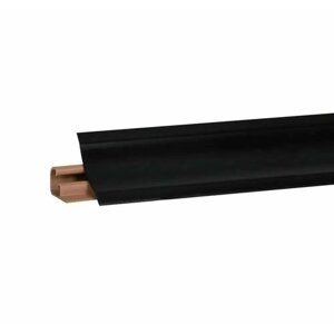 Плинтус для столешницы 80 см +комплект заглушек Цвет - Черный