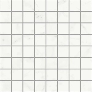 Плитка Италон Charme Deluxe Bianco Michelangelo Lux Mosaico 3.5х3.5 29.2x29.2 610110000630 мрамор гладкая, глянцевая морозостойкая
