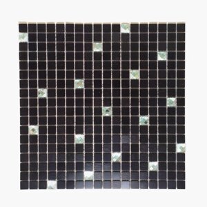 Плитка мозаика MIRO (серия Aluminium №3), плитка мозаика для ванной комнаты, для душевой, для фартука на кухне, 22 шт.