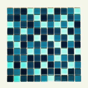 Плитка мозаика MIRO (серия Barium №25), стеклянная плитка мозаика для ванной комнаты, для душевой, для фартука на кухне, 22 шт.