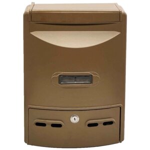 Почтовый ящик MASTER LOCK цвет: коричневое золото / почтовый ящик металлический/ почтовый ящик с замком/ ящик почтовый/ почтовый ящик с замком уличный