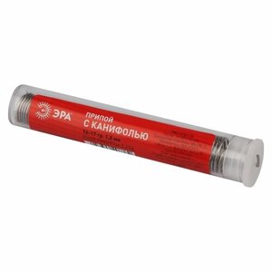 Припой ЭРА PL-PR01 для пайки с канифолью 16-17 гр. 1.0 мм (Sn60 Pb40 Flux 2.2%