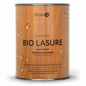 Пропитка Силиконовая для Дерева Elcon Bio Lasure 0.9л Сосна для Внутренних и Наружных Работ / Элкон Био.