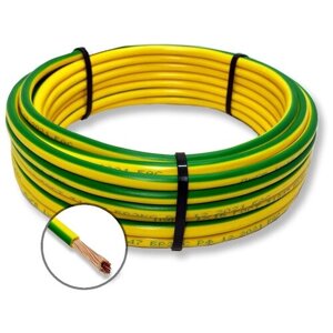 Провод электрический ПуГВ 1х185 мм2 Зелено-желтый, 10м