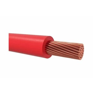 Провод многопроволочный ПУГВ ПВ3 1х6 красный ( смотка 4м )