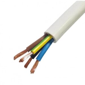 Провод соединительный ПВС 4 х 1,5 количество 1м . Электрический кабель Четырехжильный.