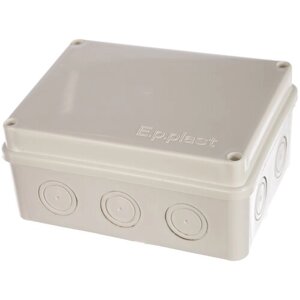 Распределительная коробка Epplast ОП 150x110x70мм, белая, 10 выходов, без гермовводов, IP 54, 215311 16224526