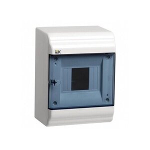 Распределительный шкаф PRIME, 4 мод, IP41, навесной, пластик | код. MKP82-N-04-41-20 | IEK (4шт. в упак.)