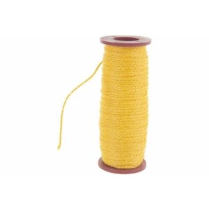 Разметочный капроновый шнур, желтый, 1.5 мм х 50 м курс 4 шт.