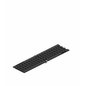 Решетка для лотка водоотводного Filcoten 500х124 мм чугунная черная