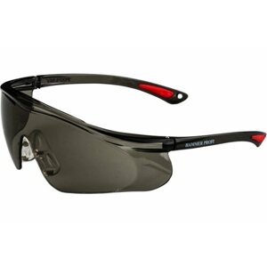 Росомз очки защитные открытые о55 hammer PROFI strongglass 5-3,1 PC темные 15527