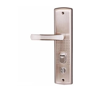 Ручка дверная на планке стандарт с подсветкой для китайских металлических дверей, левая