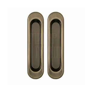 Ручки Punto (Пунто) для раздвижных дверей Soft LINE SL-010 античная бронза