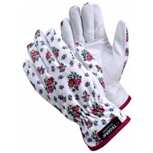 Садовые кожаные комбинированные перчатки TEGERA 90014-6