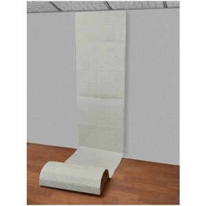 Самоклеящаяся ПВХ 3D-панель для стен в рулоне LAKO DECOR, Классический кирпич Белый, 70x600см, толщина 6мм