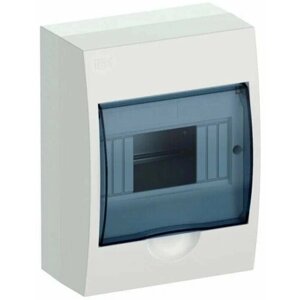 Щит распределительный навесной ЩРн-П-6 IP41 пластиковый прозрачная дверь (MKP12-N-06-40-20)