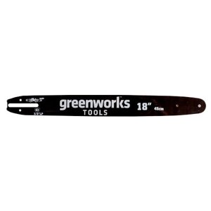 Шина greenworks 46 см. ширина паза 1.1 мм, кремнистая сталь 29777