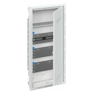 Шкаф мультимедиа (без розетки) ABB UK640MVB с дверью с вентиляционными отверстиями в 4 ряда и с DIN-рейкой 2CPX031456R9999