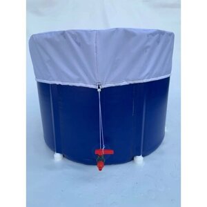 Складная ёмкость 400 L ПВХ 3в1 (бак/бочка) для воды, бани, полива крышка и кран Диво ТМ