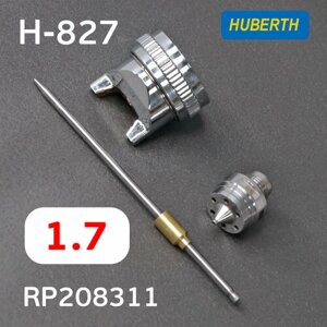 Сопло для Huberth H827 (1,7мм) ремкомплект ремнабор краскопульта