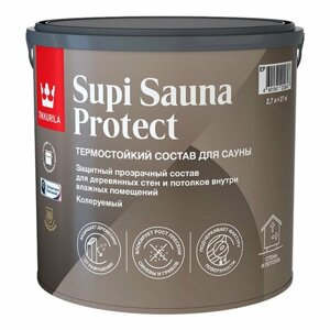 Состав для сауны tikkurila supi sauna protect 2,7л бесцветное, арт. 700014051