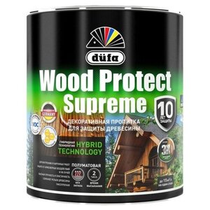 Средство деревозащитное DUFA Wood Protect Supreme 0,75л горная сосна, арт. МП00-008387