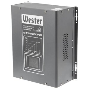 Стабилизатор напряжения однофазный Wester STW-3000NS 2400 Вт