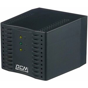 Стабилизатор напряжения Powercom TCA-1200 600Вт 1200ВА, черный