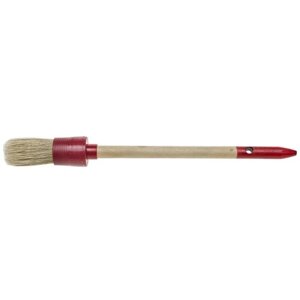 STAYER UNIVERSAL, 25 мм, пластмассовый корпус, светлая натуральная щетина, деревянная ручка, все виды ЛКМ, круглая кисть (0141-25)
