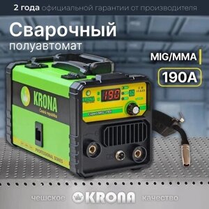 Сварочный полуавтомат KRONA Expert MIG- 190 i/ сварка без газа/ аппарат для сварки