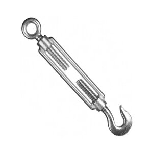 Талреп DIN 1480 М6 крюк-кольцо оцинкованный | код DIN1480-М6-HR | Крепдил ( упак. 80шт.)